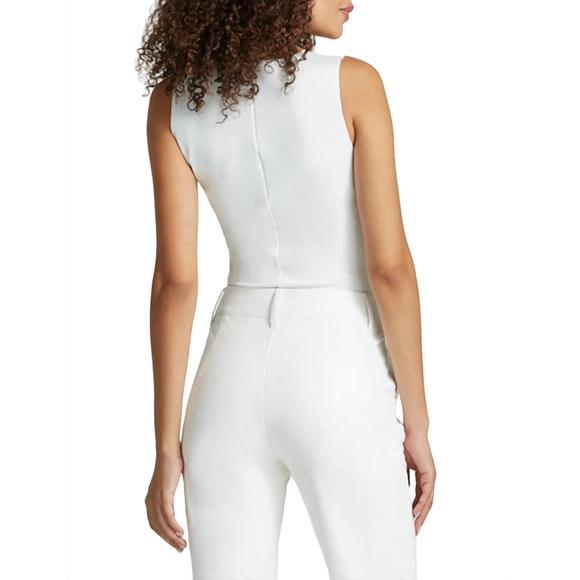 NEW COMMANDO neoprene ceo shell top in white - Picture 2 of 3